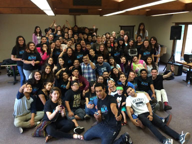 Group picture from the youth retreat