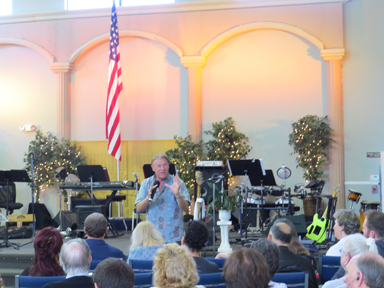 Ministering at Canyon Christian Center.