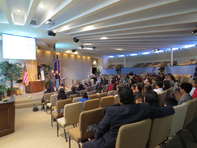 Ministering together at Centro Cristiano Esperanza