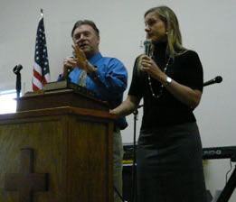 Preaching at Iglesia Antioquia in San Diego