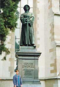 Ulrich Zwingli Statue